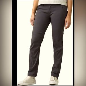 PrAna Black Hiking Pants Straight Leg Women’s , size 4